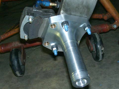 Installed axle photo